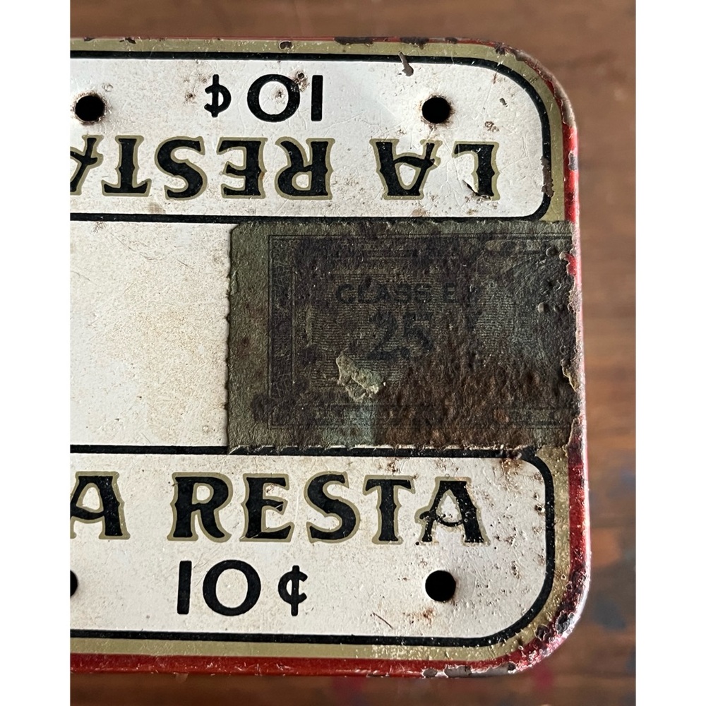 🌹La Resta brand Vintage Rothenberg & Schloss Cigar Tin Box Humidifier Antique🌹 - Picture 13 of 16